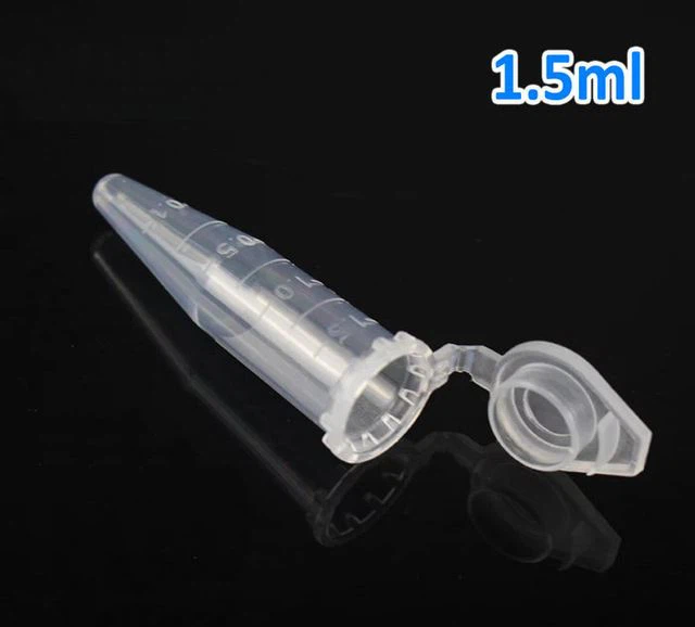 Lab Sterilné 1,5 ml mikrocentrifúg odstredivka trubice