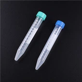 Lab Jednorazové samovystavenie plastu 15ml kužeľová odstredivka Tube